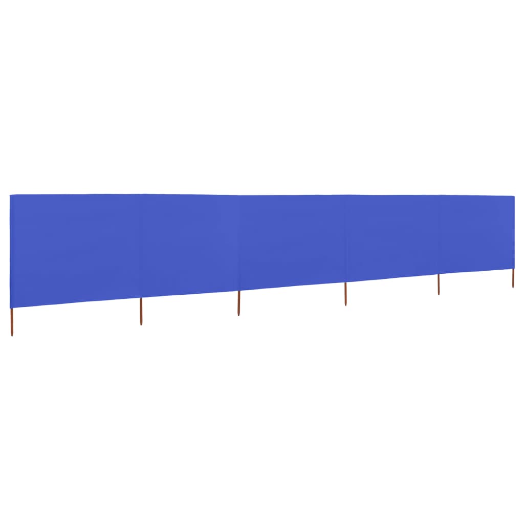 Tuulensuojakangas 5 paneelilla 600x120 cm taivaansininen - Sisustajankoti.fi