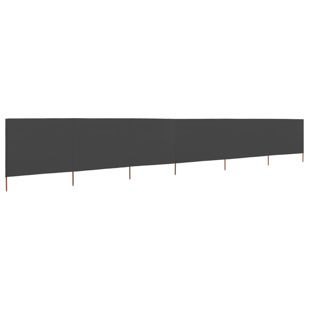 Tuulensuojakangas 6 paneelilla 800x120 cm antrasiitti - Sisustajankoti.fi