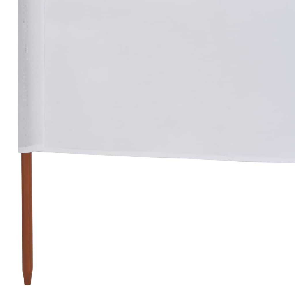 Tuulensuojakangas 6 paneelilla 800x160 cm hiekan valkoinen - Sisustajankoti.fi