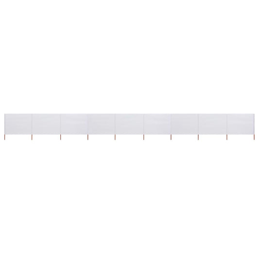 Tuulensuojakangas 9 paneelilla 1200x120 cm hiekanvalkoinen - Sisustajankoti.fi