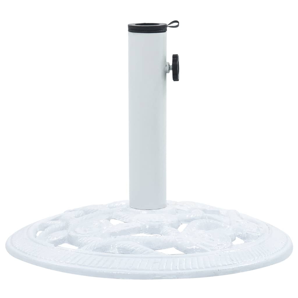Päivänvarjon alusta valkoinen 9 kg 40 cm valurauta - Sisustajankoti.fi