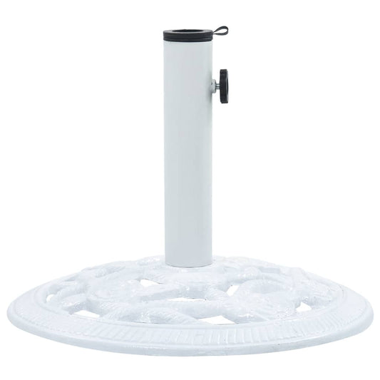 Päivänvarjon alusta valkoinen 9 kg 40 cm valurauta - Sisustajankoti.fi