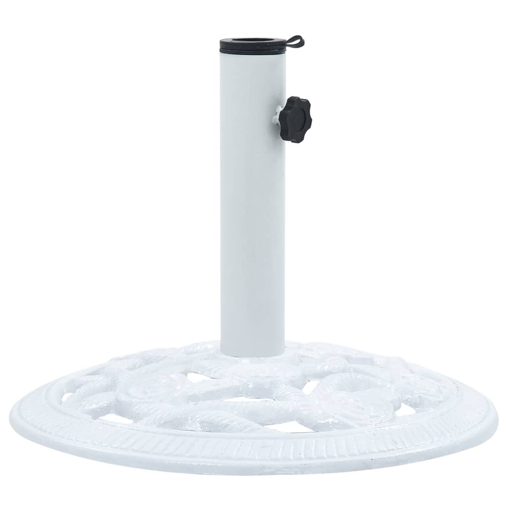Päivänvarjon alusta valkoinen 9 kg 40 cm valurauta - Sisustajankoti.fi