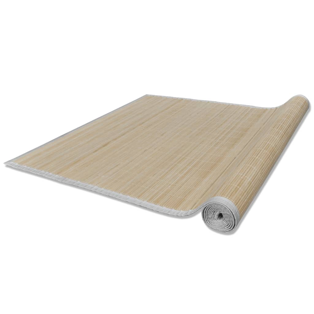 Suorakulmaiset luonnolliset bambumatot 4 kpl 120x180 cm - Sisustajankoti.fi