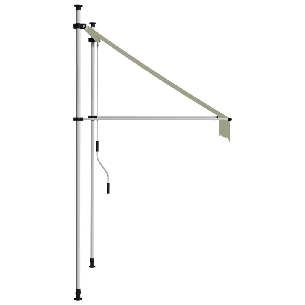 Sisäänkelattava markiisi 100 cm kerma - Sisustajankoti.fi