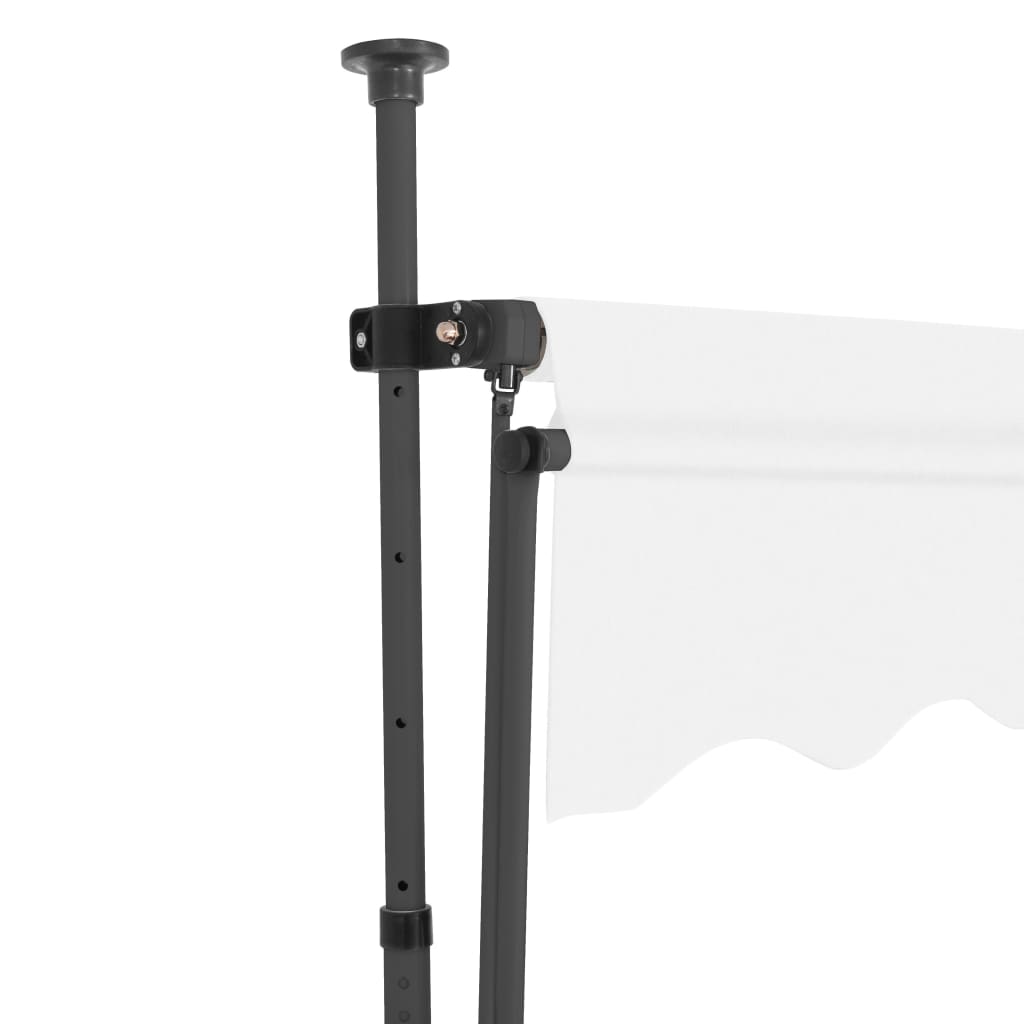 Sisäänkelattava markiisi LEDillä 350 cm kerma - Sisustajankoti.fi