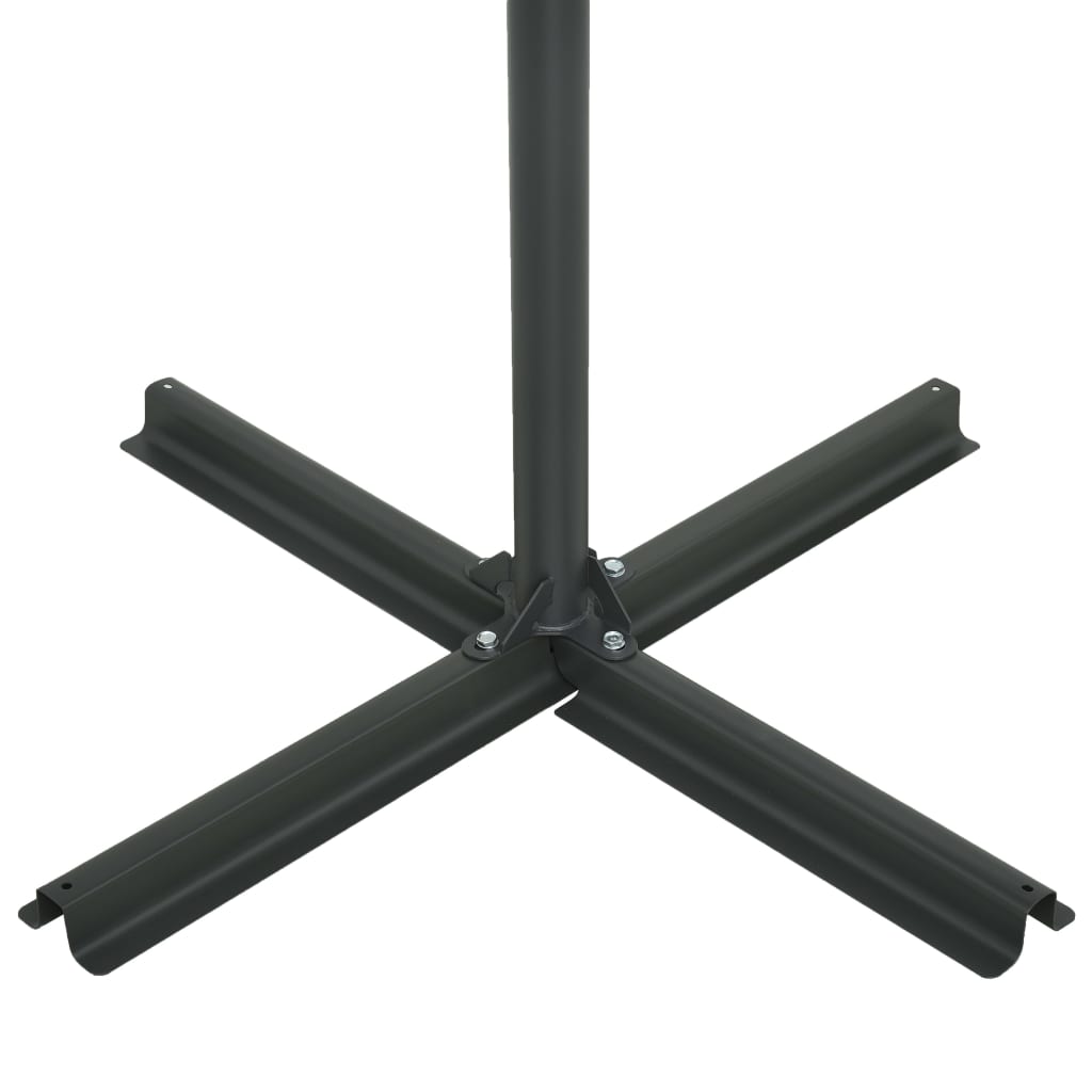 Aurinkovarjo alumiinitanko 460x270 cm sininen - Sisustajankoti.fi