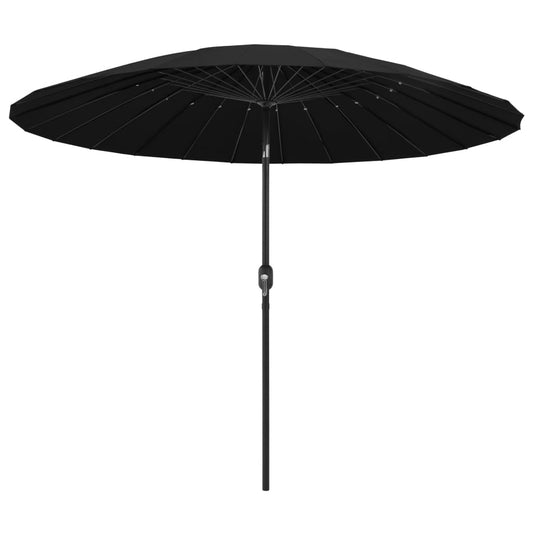 Aurinkovarjo alumiinitanko 270 cm musta - Sisustajankoti.fi