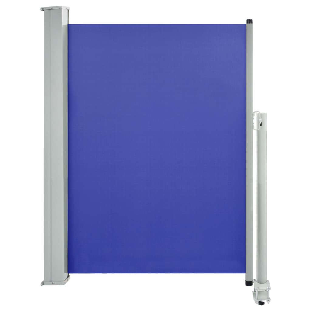 Sisäänvedettävä terassin sivumarkiisi 100x300 cm sininen - Sisustajankoti.fi
