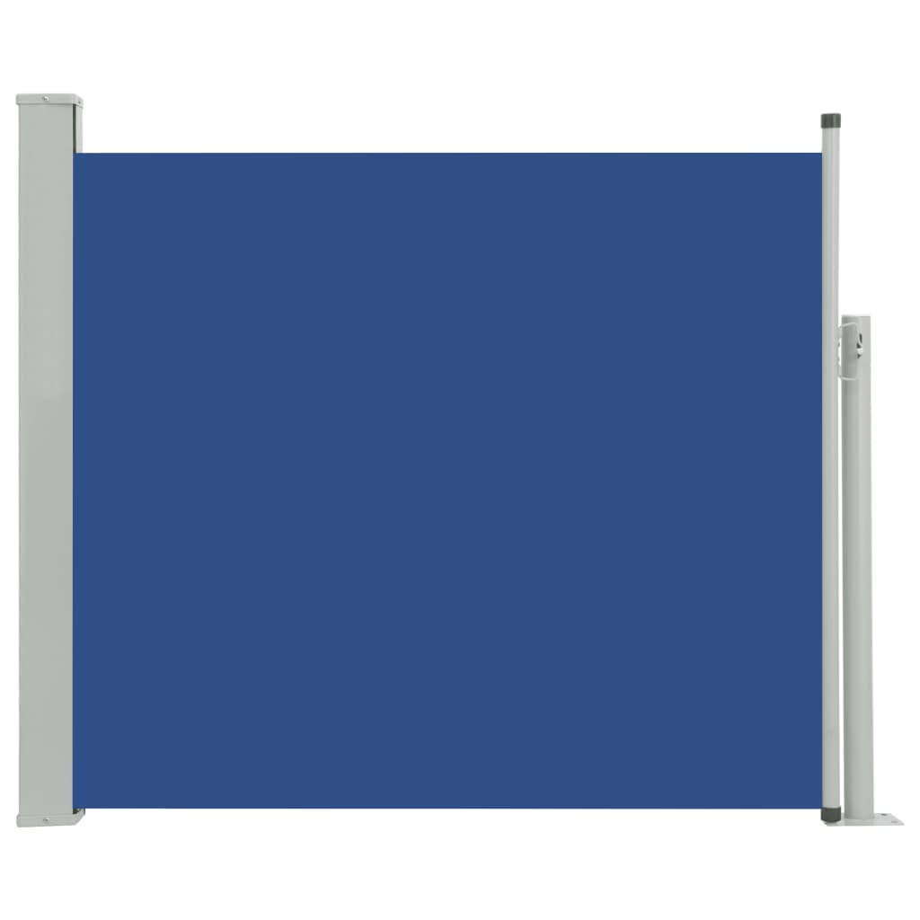 Sisäänvedettävä terassin sivumarkiisi 100x300 cm sininen - Sisustajankoti.fi