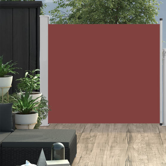 Sisäänvedettävä terassin sivumarkiisi 100x300 cm ruskea - Sisustajankoti.fi