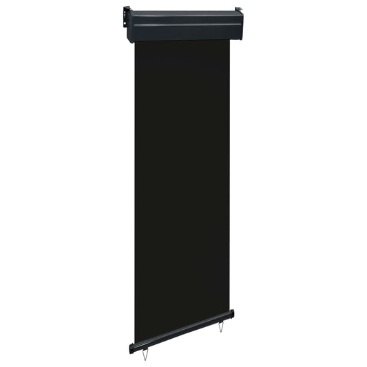 Parvekkeen sivumarkiisi 60x250 cm musta - Sisustajankoti.fi