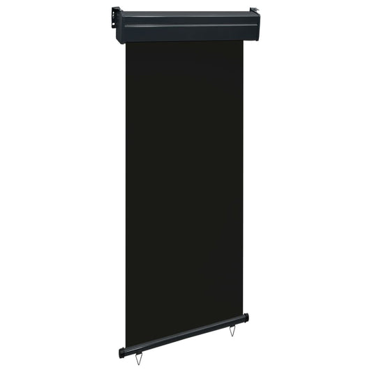 Parvekkeen sivumarkiisi 80x250 cm musta - Sisustajankoti.fi