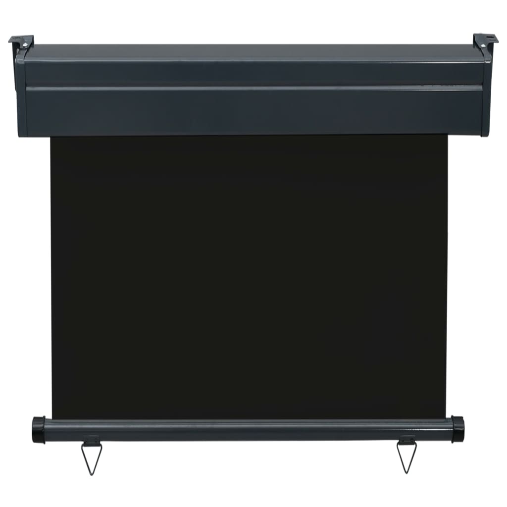 Parvekkeen sivumarkiisi 80x250 cm musta - Sisustajankoti.fi