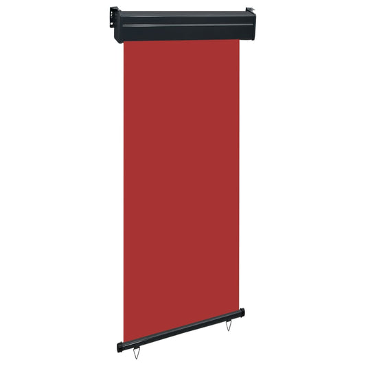 Parvekkeen sivumarkiisi 80x250 cm punainen - Sisustajankoti.fi