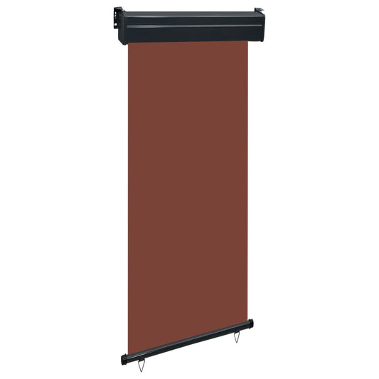 Parvekkeen sivumarkiisi 80x250 cm ruskea - Sisustajankoti.fi
