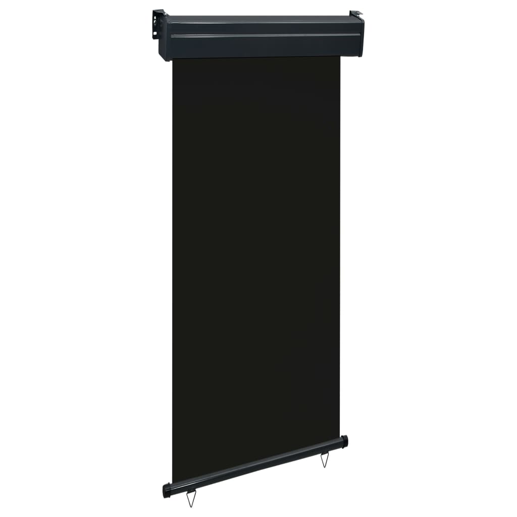 Parvekkeen sivumarkiisi 100x250 cm musta - Sisustajankoti.fi