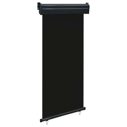 Parvekkeen sivumarkiisi 100x250 cm musta - Sisustajankoti.fi