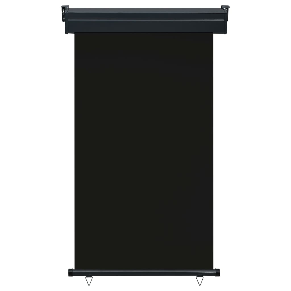 Parvekkeen sivumarkiisi 100x250 cm musta - Sisustajankoti.fi