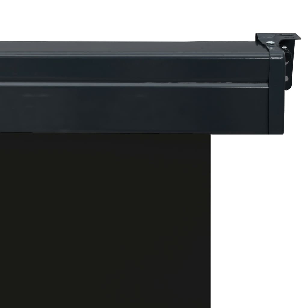 Parvekkeen sivumarkiisi 100x250 cm musta - Sisustajankoti.fi