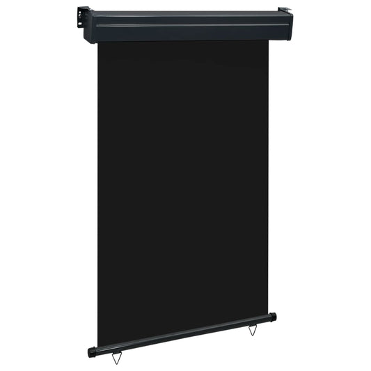 Parvekkeen sivumarkiisi 120x250 cm musta - Sisustajankoti.fi