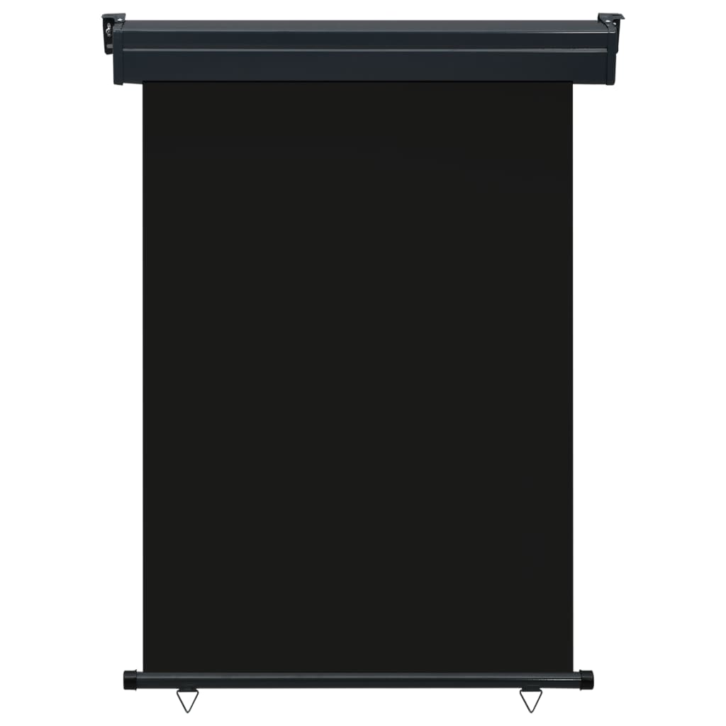 Parvekkeen sivumarkiisi 120x250 cm musta - Sisustajankoti.fi