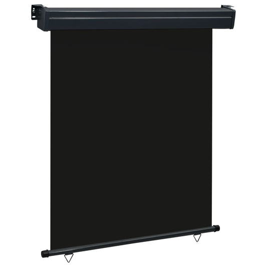 Parvekkeen sivumarkiisi 140x250 cm musta - Sisustajankoti.fi