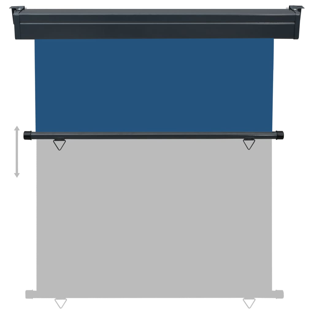 Parvekkeen sivumarkiisi 160x250 cm sininen - Sisustajankoti.fi