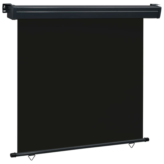 Parvekkeen sivumarkiisi 170x250 cm musta - Sisustajankoti.fi
