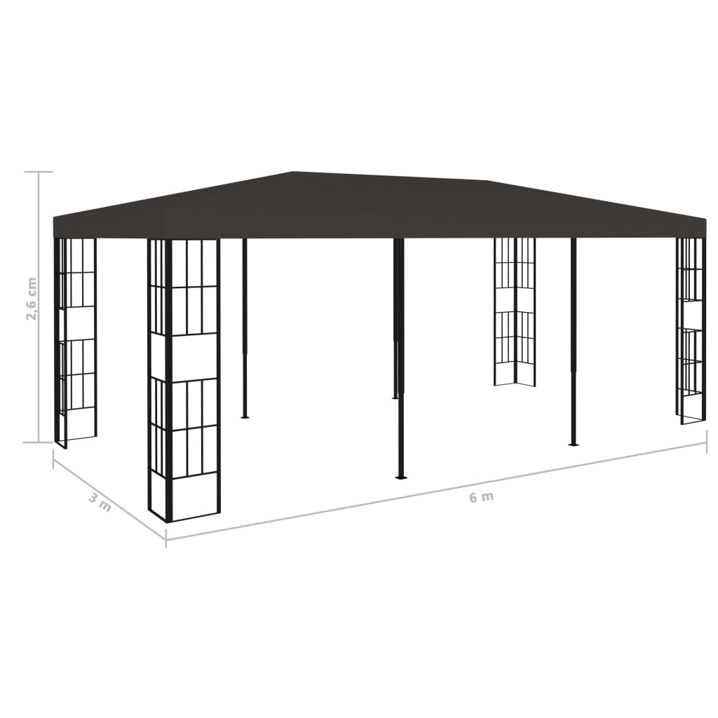 Huvimaja 3x6 m antrasiitti - Sisustajankoti.fi