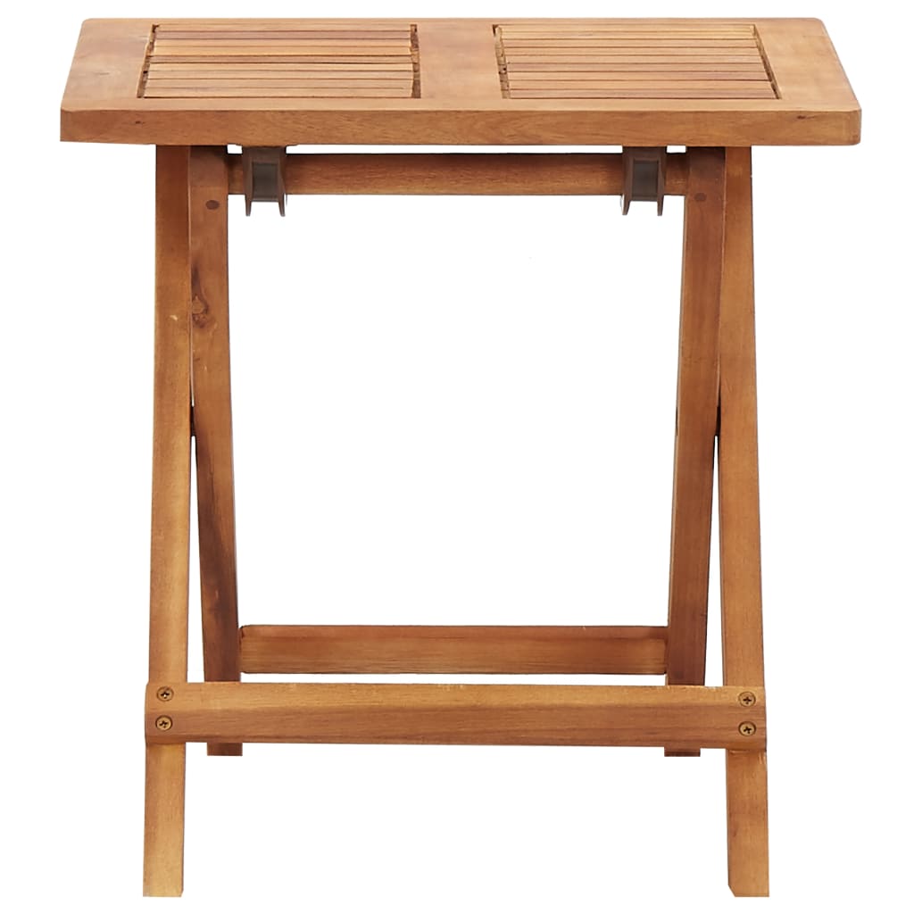 Kokoontaittuva puutarhan sohvapöytä 40x40x40cm täysi akaasiapuu - Sisustajankoti.fi