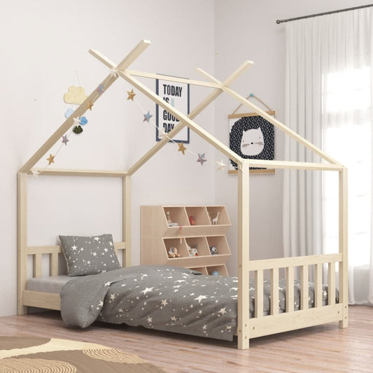 Lasten sängynrunko täysi mänty 80x160 cm - Sisustajankoti.fi
