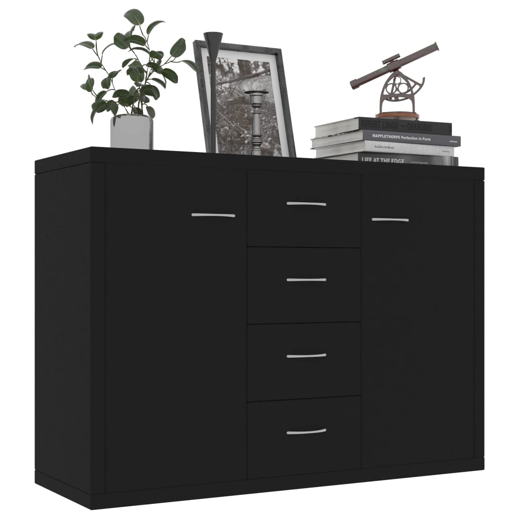 Senkki musta 88x30x65 cm - Sisustajankoti.fi
