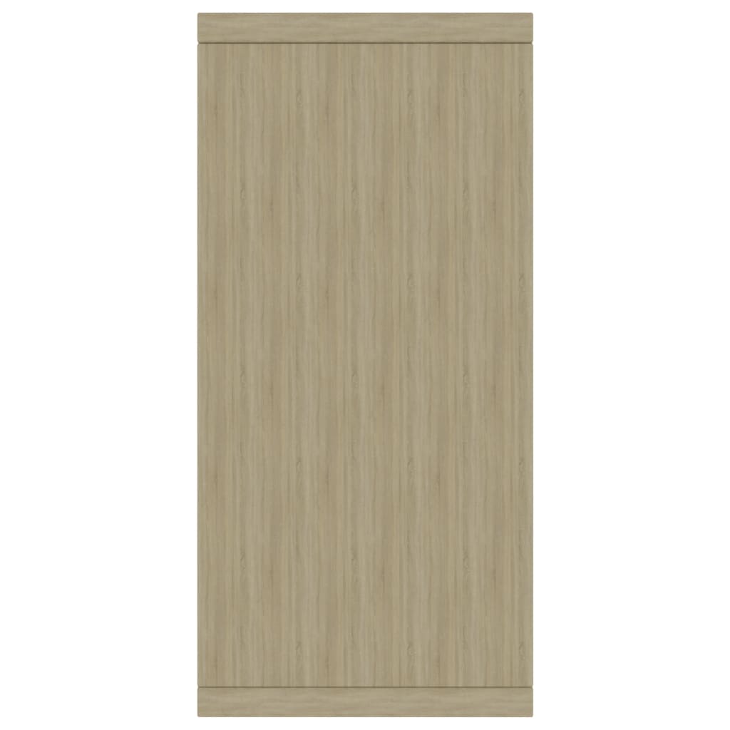Senkki valkoinen ja Sonoma-tammi 88x30x65 cm - Sisustajankoti.fi