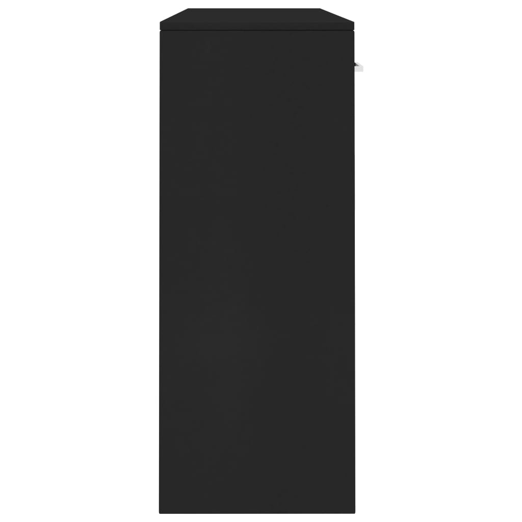 Senkki musta 110x30x75 cm - Sisustajankoti.fi