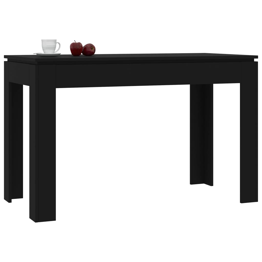 Ruokapöytä musta 120x60x76 cm - Sisustajankoti.fi