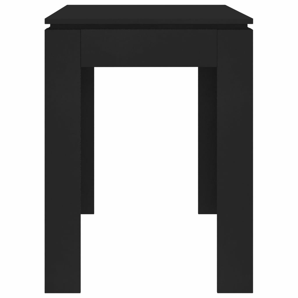 Ruokapöytä musta 120x60x76 cm - Sisustajankoti.fi