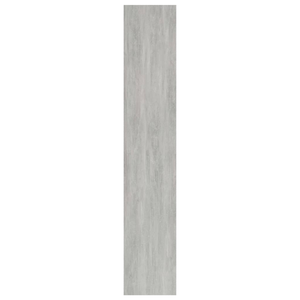 3-tasoinen kirjahylly betoninharmaa 40x24x108 cm - Sisustajankoti.fi