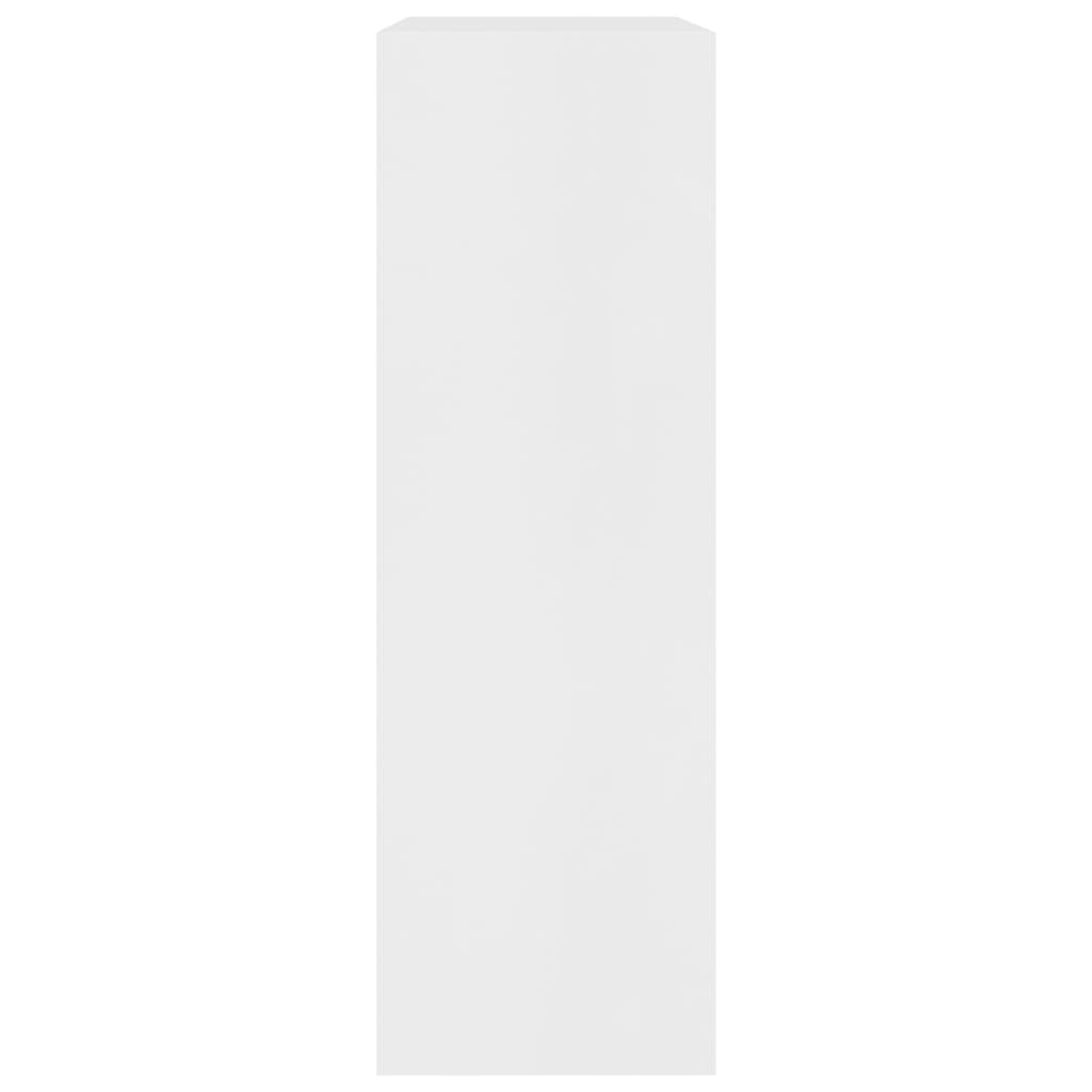Kirjahylly valkoinen 60x24x74,5 cm - Sisustajankoti.fi