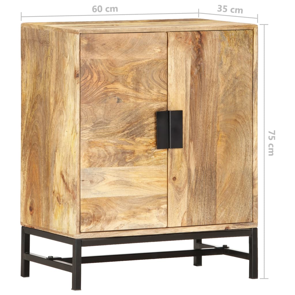 Senkki 60x35x75 cm täysi mangopuu - Sisustajankoti.fi