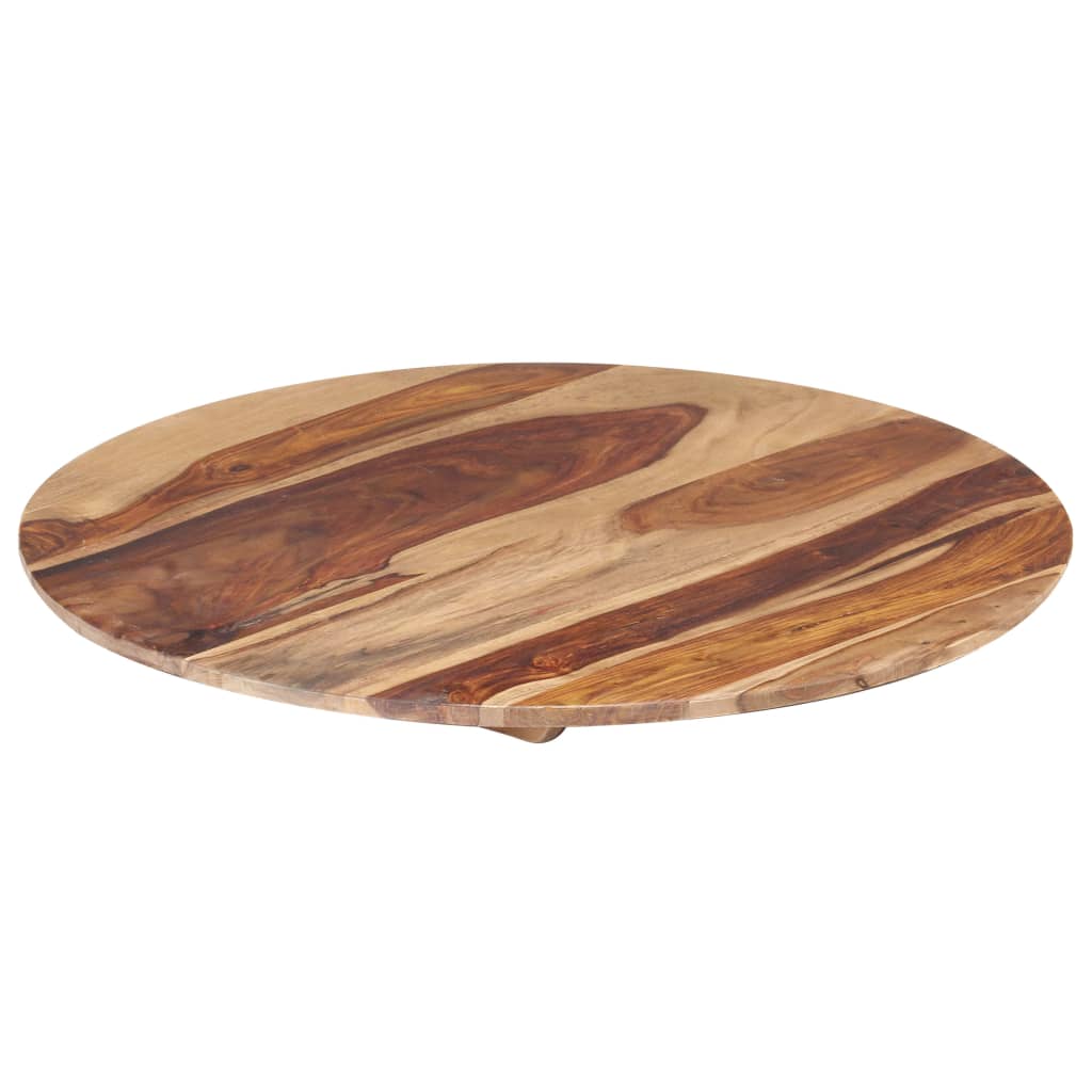 Pöytälevy täysi seesampuu pyöreä 25-27 mm 80 cm - Sisustajankoti.fi