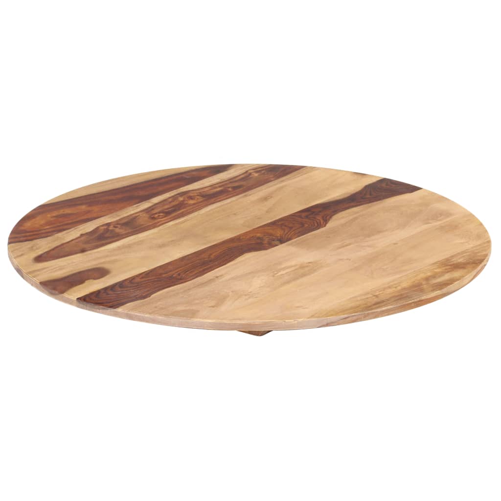Pöytälevy täysi seesampuu pyöreä 25-27 mm 80 cm - Sisustajankoti.fi