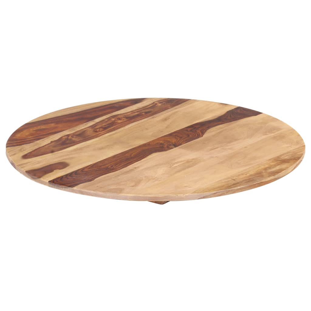 Pöytälevy täysi seesampuu pyöreä 25-27 mm 80 cm - Sisustajankoti.fi