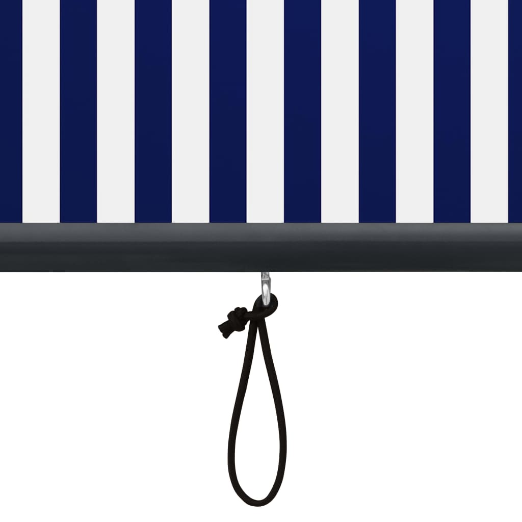 Ulkorullaverho 120x250 cm sininen ja valkoinen - Sisustajankoti.fi