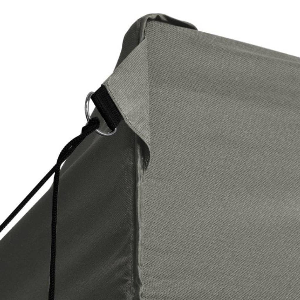 Kokoontaittuva juhlateltta 4 sivuseinää 3x4 m teräs antrasiitti - Sisustajankoti.fi