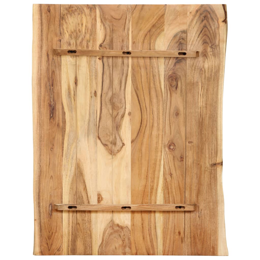 Pöytälevy täysi akaasiapuu 80x60x2,5 cm - Sisustajankoti.fi