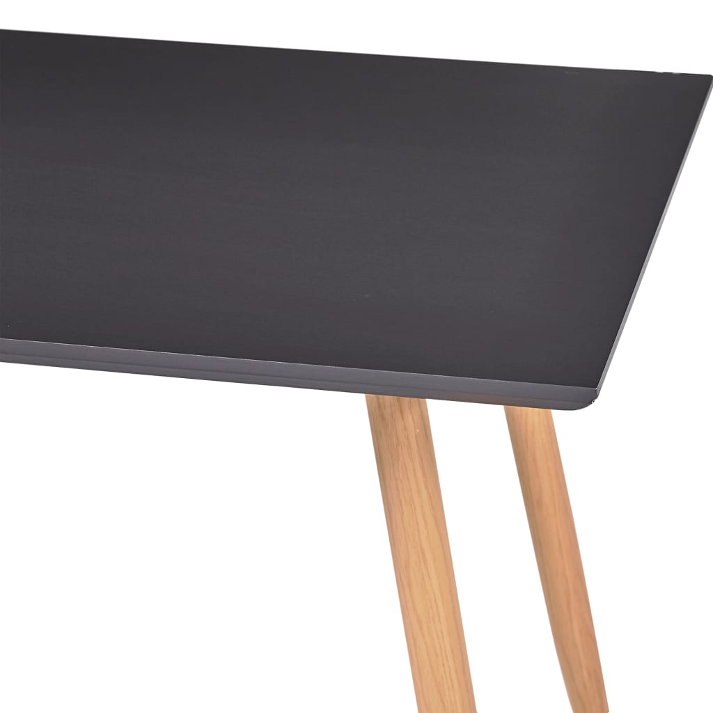Ruokapöytä harmaa ja tammi 120x60x74 cm - Sisustajankoti.fi