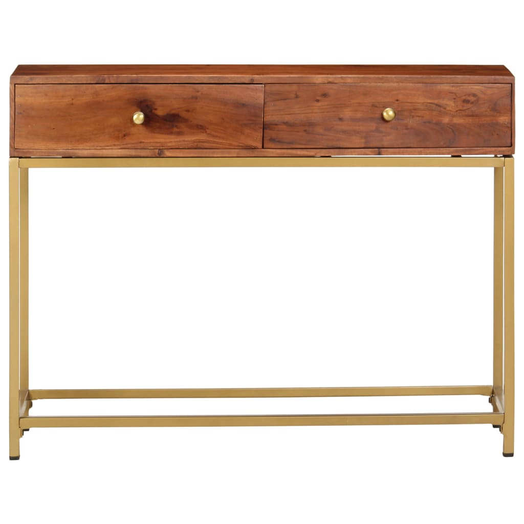 Senkki 100x35x76 cm täysi akaasiapuu - Sisustajankoti.fi