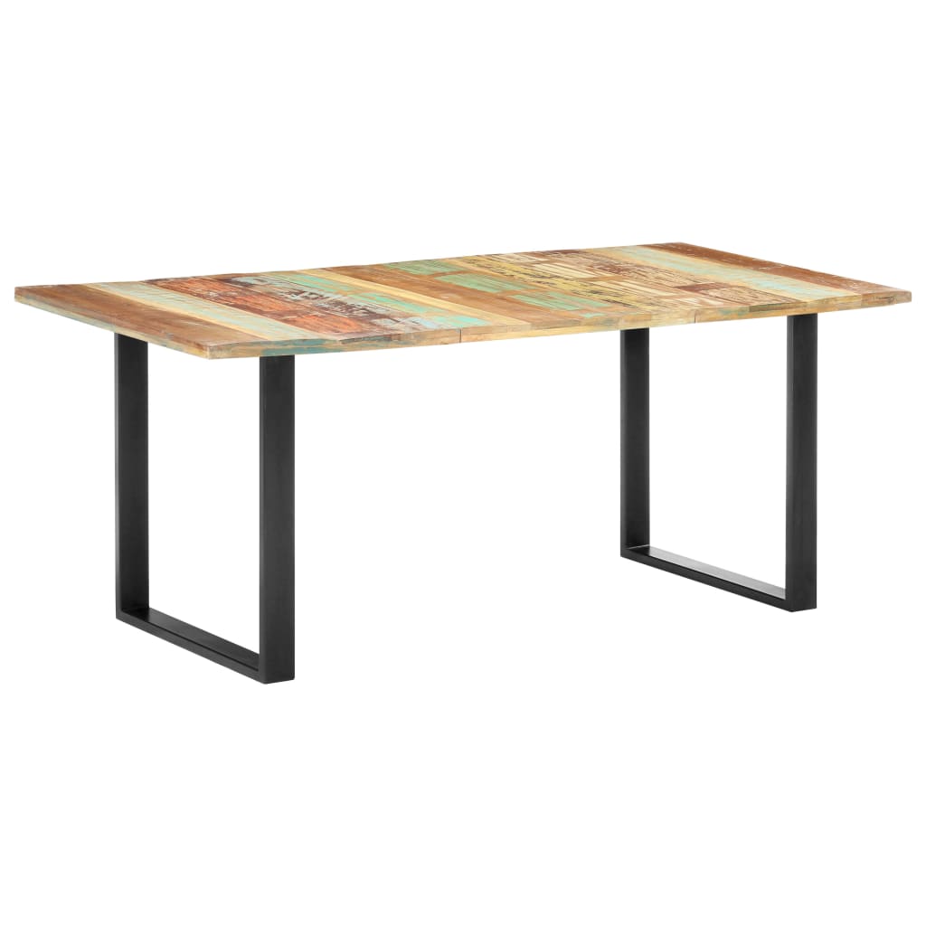 Ruokapöytä 180x90x76 cm täysi kierrätetty puu - Sisustajankoti.fi