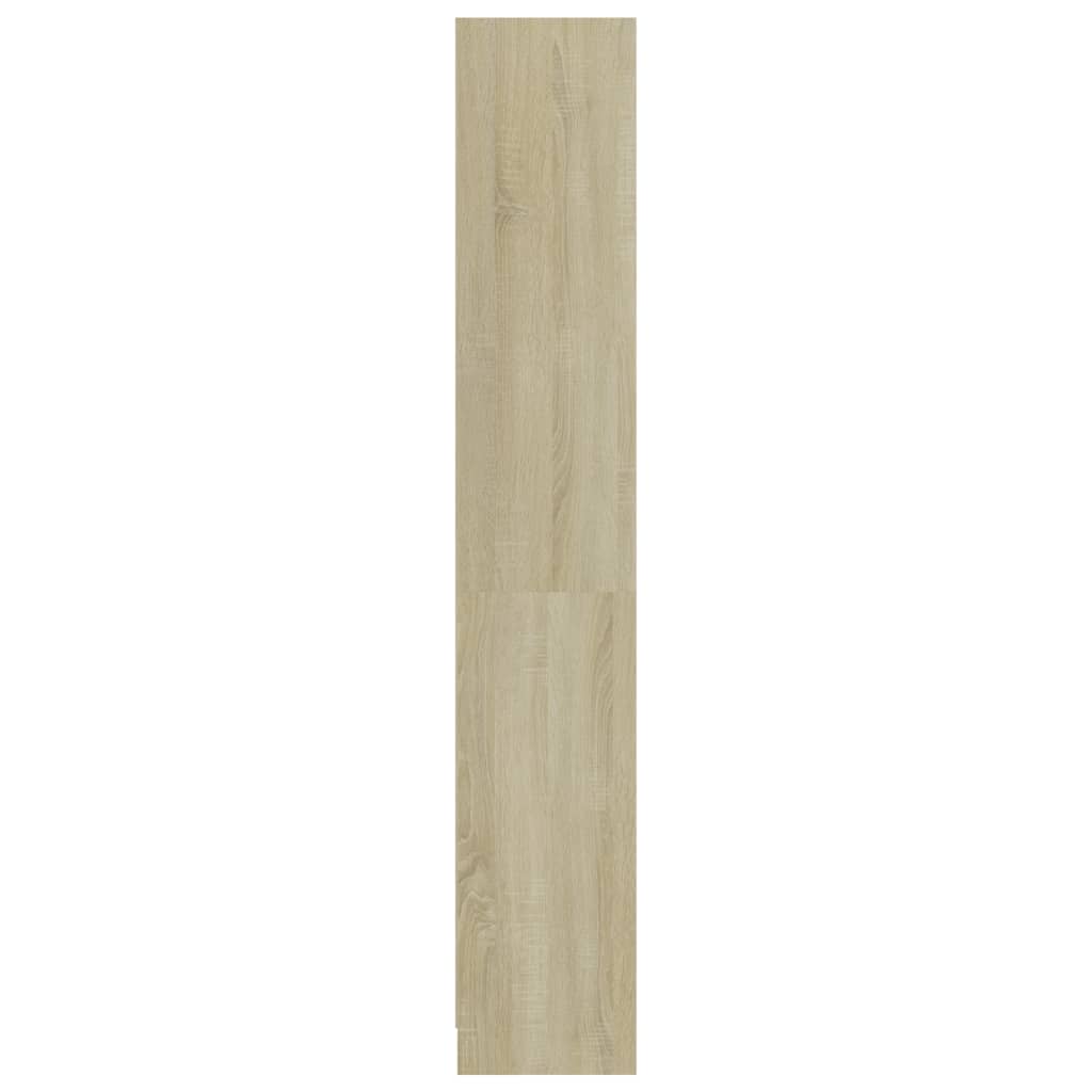 4-tasoinen kirjahylly Sonoma-tammi 80x24x142 cm - Sisustajankoti.fi